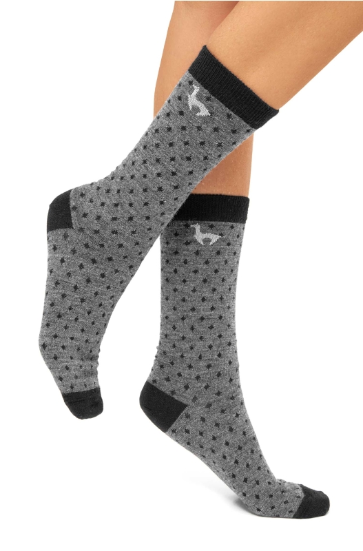 Alpaka Socke DOTTED